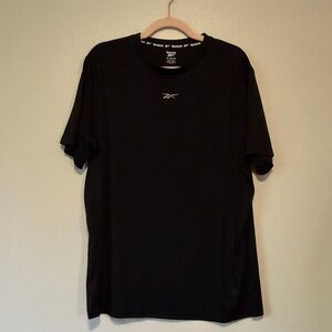 Reebok Black Crew Neck Performance Tee